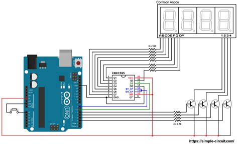arduino 4 digit 7 segment display with shift register|Using a 4x7 segment display with Arduino • AranaCorp.